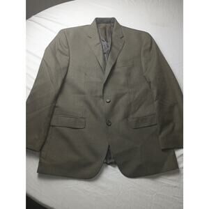 Vintage Ralph Lauren Houndstooth Tweed Gunclub Blazer Sz 42R Sport Coat Vietnam